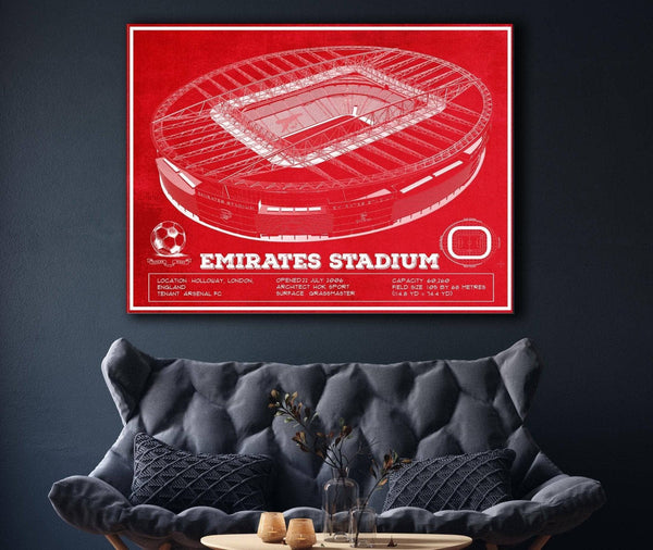 Cutler West Arsenal Football Club - Emirates Stadium Soccer Print