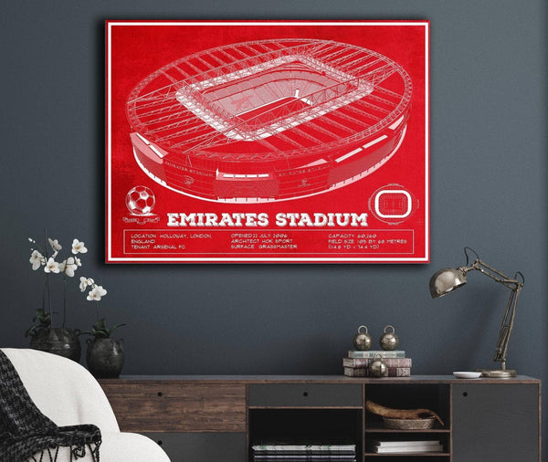 Cutler West Arsenal Football Club - Emirates Stadium Soccer Print