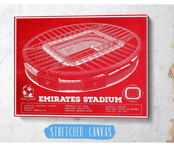 Cutler West Arsenal Football Club - Emirates Stadium Soccer Print