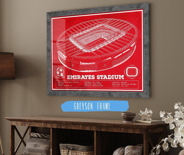 Cutler West Arsenal Football Club - Emirates Stadium Soccer Print
