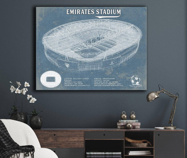 Cutler West Arsenal Football Club Emirates Stadium Soccer Vintage Print