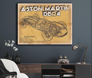 Cutler West Aston Martin DBR4 Formula One Race Car Print