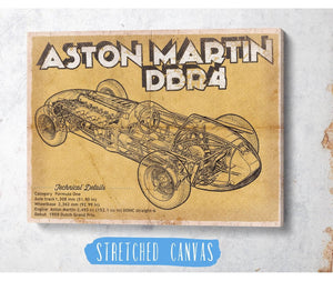 Cutler West Aston Martin DBR4 Formula One Race Car Print