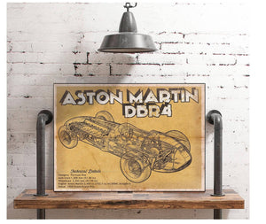 Cutler West Aston Martin DBR4 Formula One Race Car Print