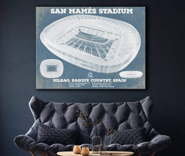 Cutler West Athletic Bilbao - San Mamés Stadium Soccer Print