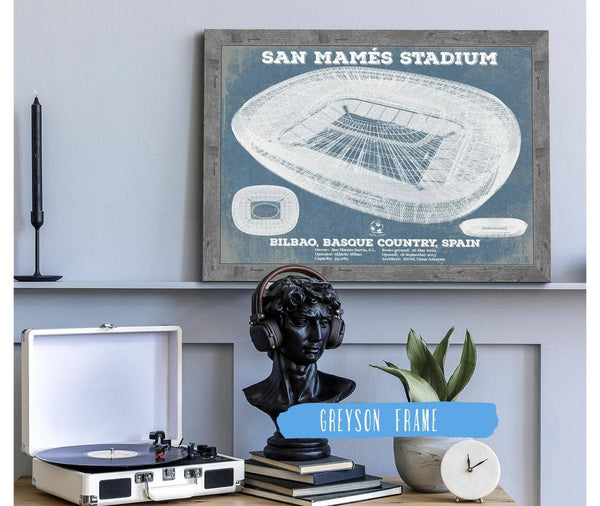Cutler West Athletic Bilbao - San Mamés Stadium Soccer Print