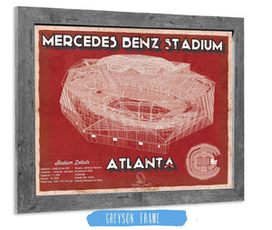 Cutler West Atlanta Falcons - Mercedes-Benz Stadium NFL Team Print