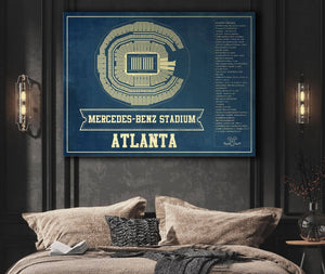 Cutler West Atlanta Falcons - Mercedes-Benz Stadium - Vintage Football Print