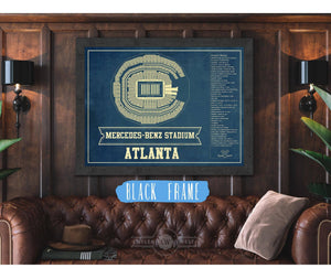 Cutler West Atlanta Falcons - Mercedes-Benz Stadium - Vintage Football Print