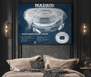 Cutler West Atlético Madrid FC Wanda Metropolitano Stadium Soccer Print