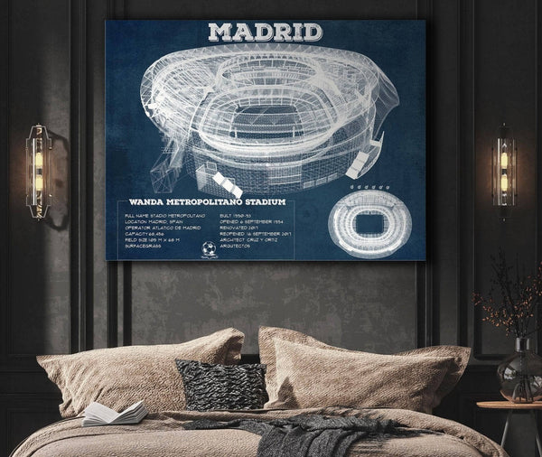 Cutler West Atlético Madrid FC Wanda Metropolitano Stadium Soccer Print