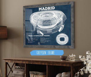 Cutler West Atlético Madrid FC Wanda Metropolitano Stadium Soccer Print