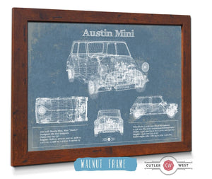 Cutler West Austin Mini Blueprint Vintage Auto Print