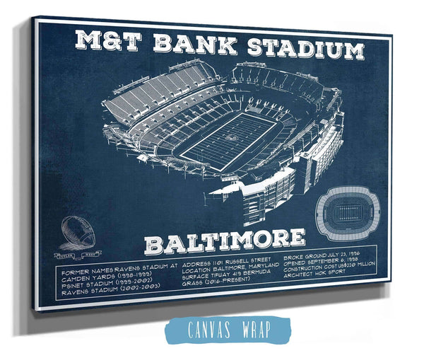 Cutler West Baltimore Ravens - M&T Bank Stadium - Vintage Football Print