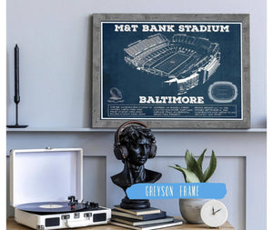 Cutler West Baltimore Ravens - M&T Bank Stadium - Vintage Football Print