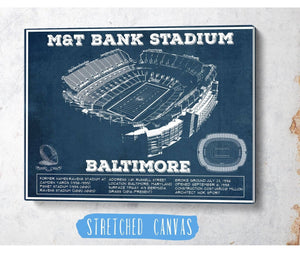 Cutler West Baltimore Ravens - M&T Bank Stadium - Vintage Football Print