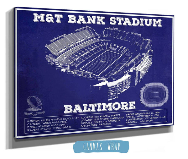 Cutler West Baltimore Ravens - M&T Bank Stadium - Vintage Football Team Color Print