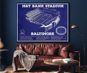 Cutler West Baltimore Ravens - M&T Bank Stadium - Vintage Football Team Color Print