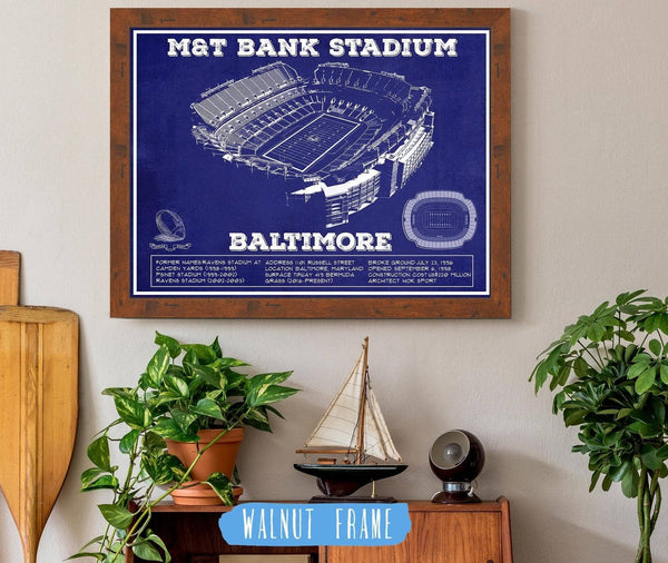 Cutler West Baltimore Ravens - M&T Bank Stadium - Vintage Football Team Color Print