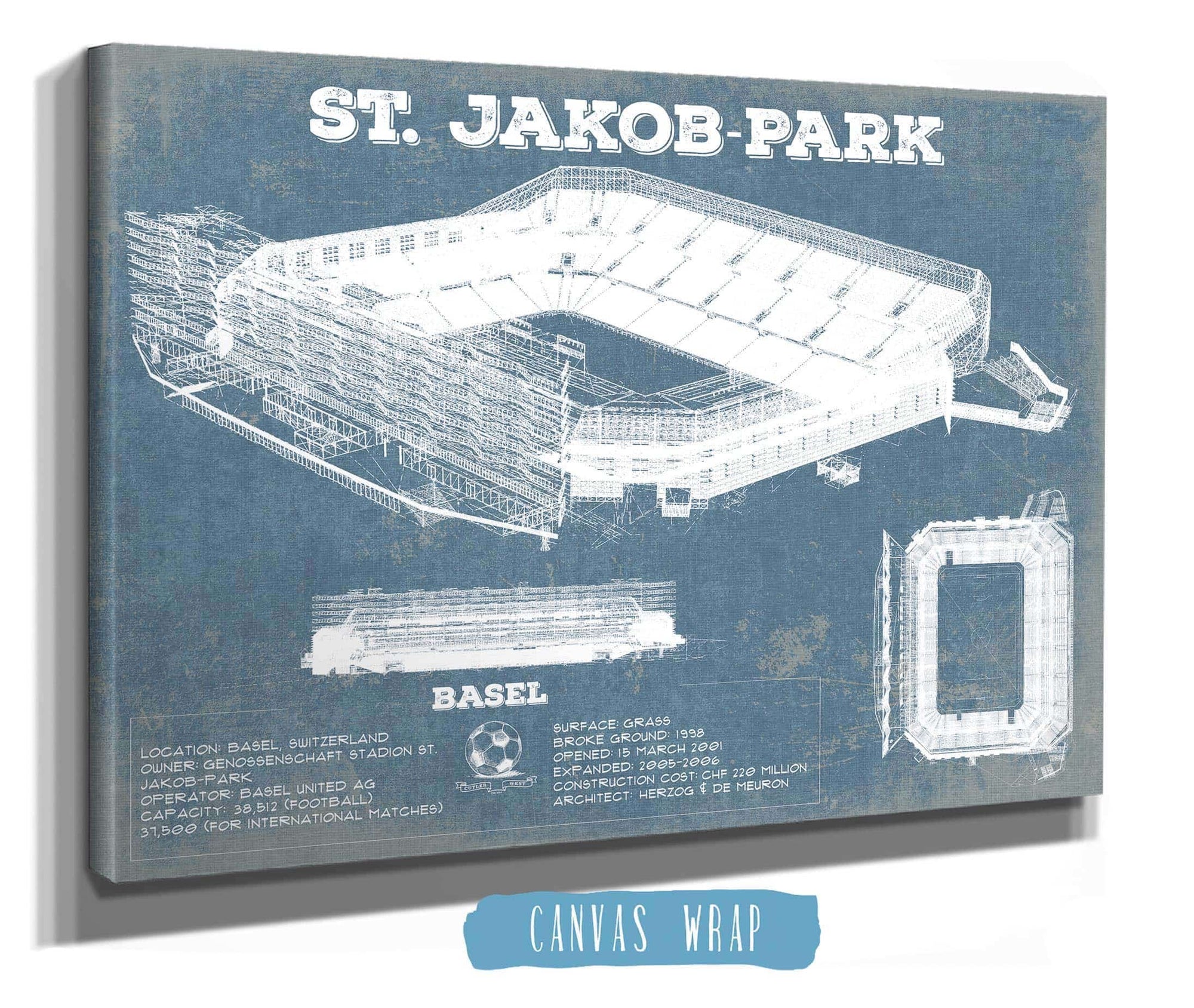 Cutler West Basel Football Club St. Jakob Park Soccer Print