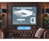 Cutler West Basel Football Club St. Jakob Park Soccer Print