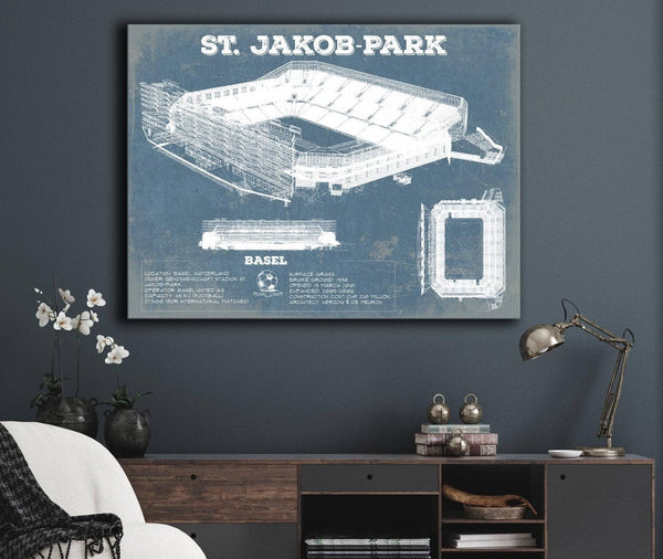 Cutler West Basel Football Club St. Jakob Park Soccer Print