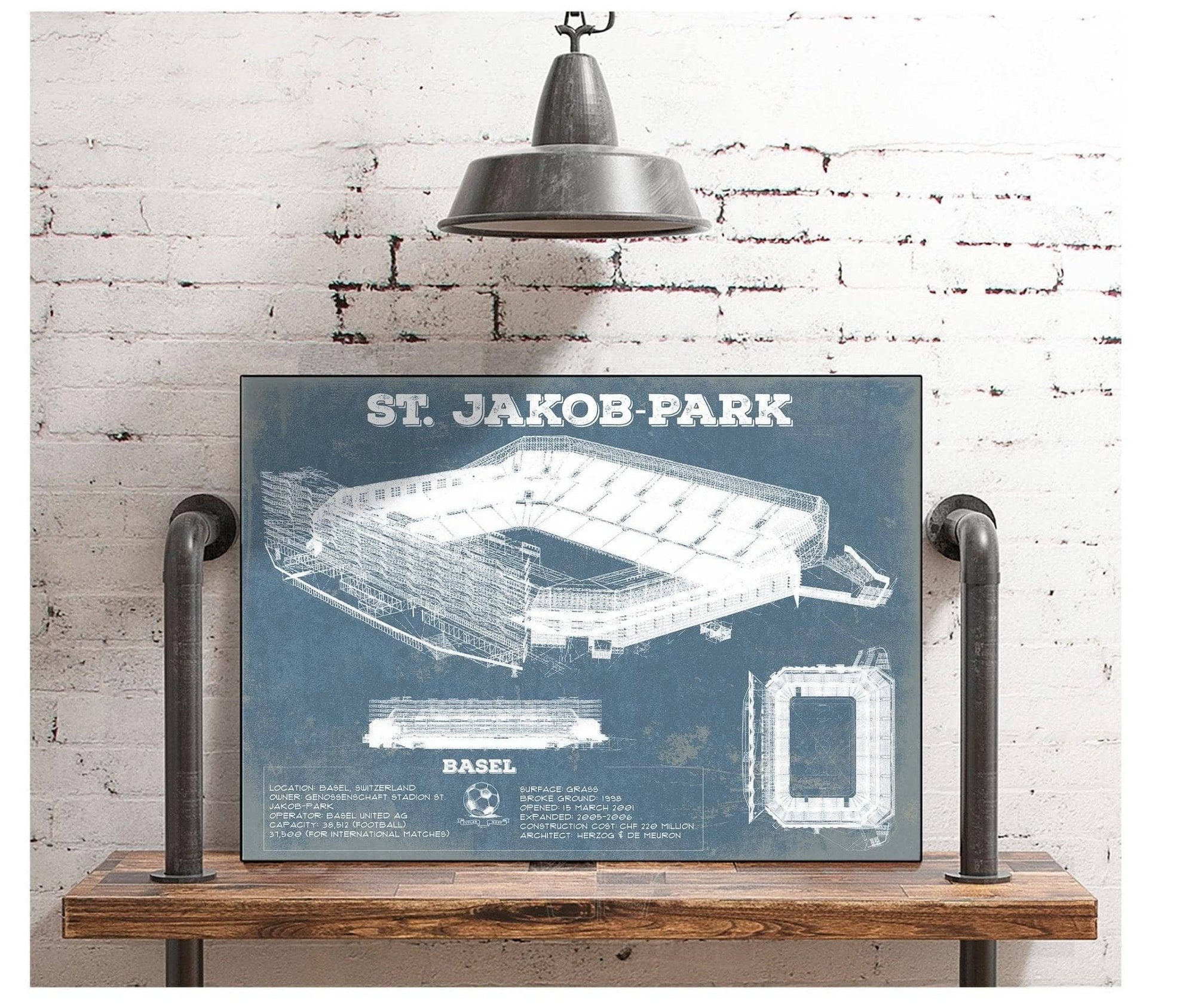 Cutler West Basel Football Club St. Jakob Park Soccer Print