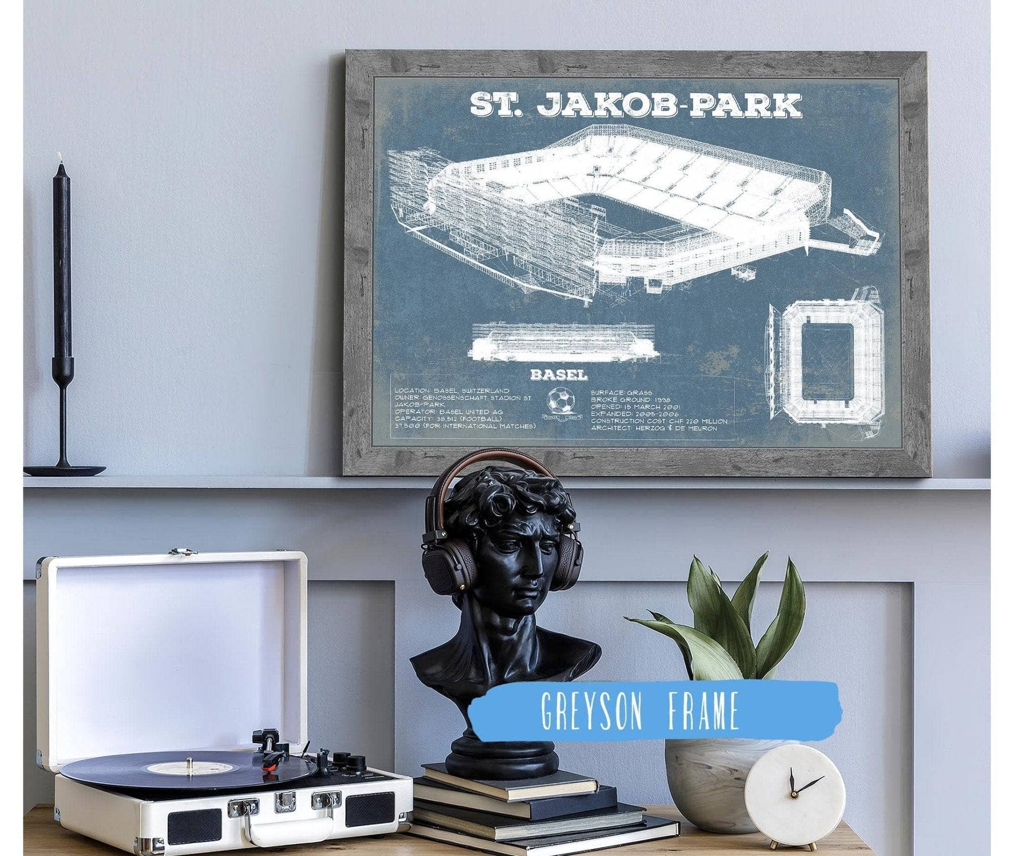 Cutler West Basel Football Club St. Jakob Park Soccer Print