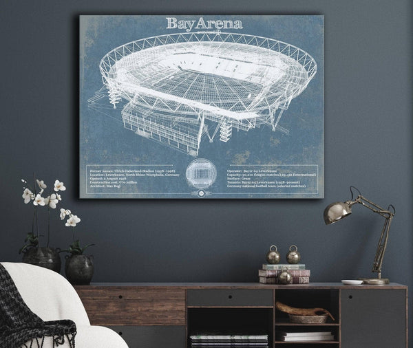 Cutler West BayArena Bayer Football Soccer Stadium Print