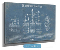 Cutler West Beer Brewing Blueprint Original Wall Art
