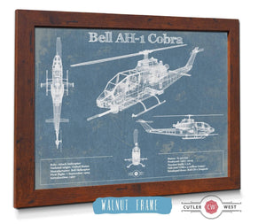 Cutler West Bell AH-1 HueyCobra/Cobra Vintage Original Blueprint Military Print