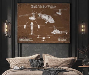 Cutler West Bell V280 Valor Future Vertical Lift Vintage Blueprint