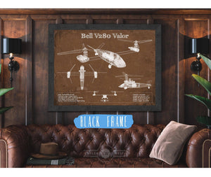 Cutler West Bell V280 Valor Future Vertical Lift Vintage Blueprint