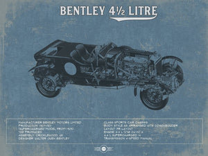 Cutler West Bentley 4½ Litre Vintage Car Print