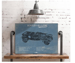 Cutler West Bentley 4½ Litre Vintage Car Print