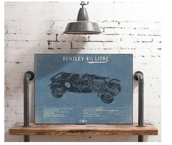 Cutler West Bentley 4½ Litre Vintage Car Print
