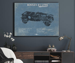 Cutler West Bentley 4½ Litre Vintage Car Print