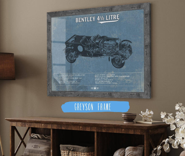 Cutler West Bentley 4½ Litre Vintage Car Print