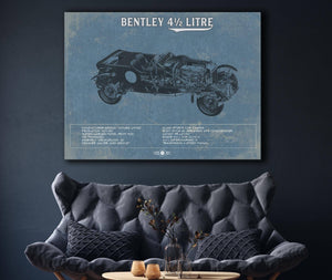 Cutler West Bentley 4½ Litre Vintage Car Print
