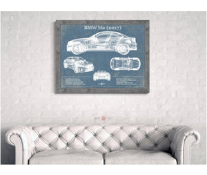 Cutler West BMW M2 2017 Blueprint Vintage Auto Print