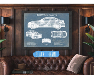Cutler West BMW M2 2017 Blueprint Vintage Auto Print