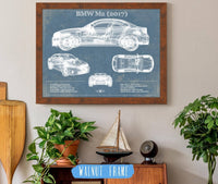 Cutler West Vehicle Collection BMW M2 2017 Blueprint Vintage Auto Print