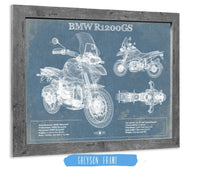 Cutler West BMW R1200GS Blueprint Motorcycle Patent Print