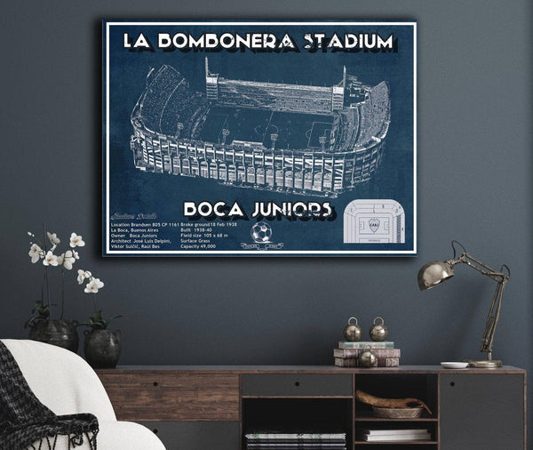 Cutler West Boca Juniors F.C La Bombonera Stadium Soccer Print 2