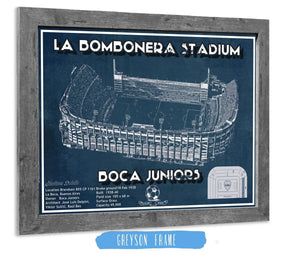14" x 11" / Greyson Frame Cutler West Boca Juniors F.C La Bombonera Stadium Soccer Print 2