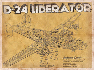 14" x 11" / Unframed Cutler West Boeing B-29 Superfortress Patent Blueprint Original Military Wall Art