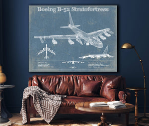 Cutler West Boeing B-52 Stratofortress Patent Blueprint Original Military Wall Art