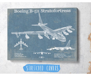 Cutler West Boeing B-52 Stratofortress Patent Blueprint Original Military Wall Art