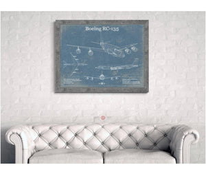 Cutler West Boeing RC-135 Aviation Blueprint Print - Custom Pilot Name Can Be Added