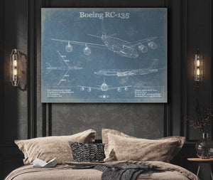 Cutler West Boeing RC-135 Aviation Blueprint Print - Custom Pilot Name Can Be Added